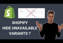 Hide Unavailable Variants in Shopify