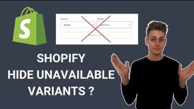 Hide Unavailable Variants in Shopify