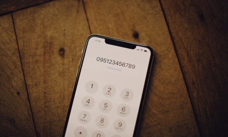 phone numbers listed for caller identity lookup